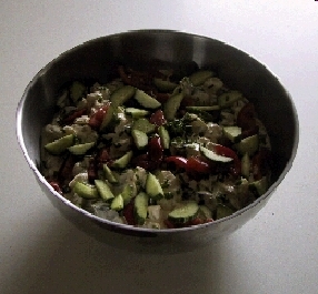 Kold Kartoffelsalat Olie Eddike